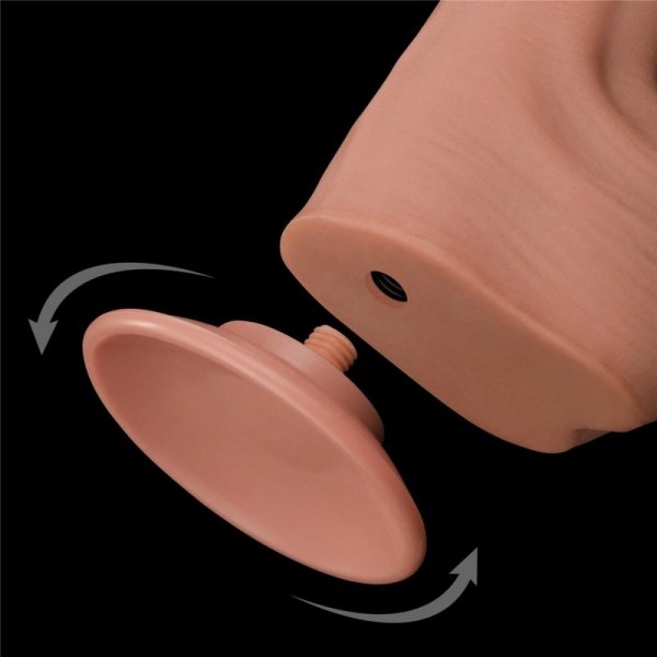 11.5&#039;&#039; King Sized Sliding Skin Dual Layer Dong