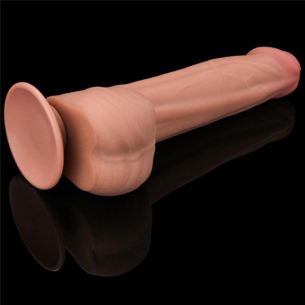 11.5&#039;&#039; King Sized Sliding Skin Dual Layer Dong