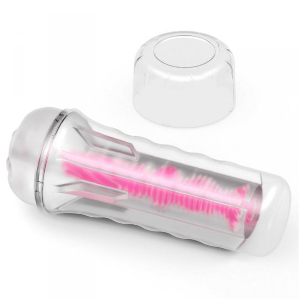 8.5&#039;&#039; Lumino Play Masturbator - Pink Glow