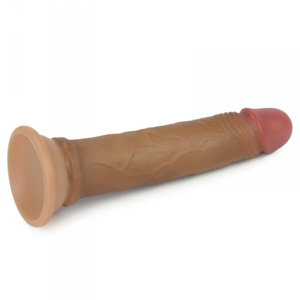 7&#039;&#039; Dual layered Platinum Silicone Cock