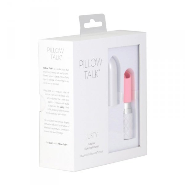 Pillow Talk - Lusty Luxurious Flickering Massager Pink