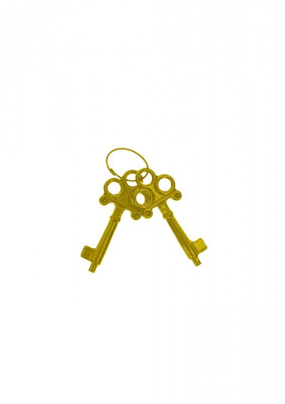 Metal Handcuffs Gold