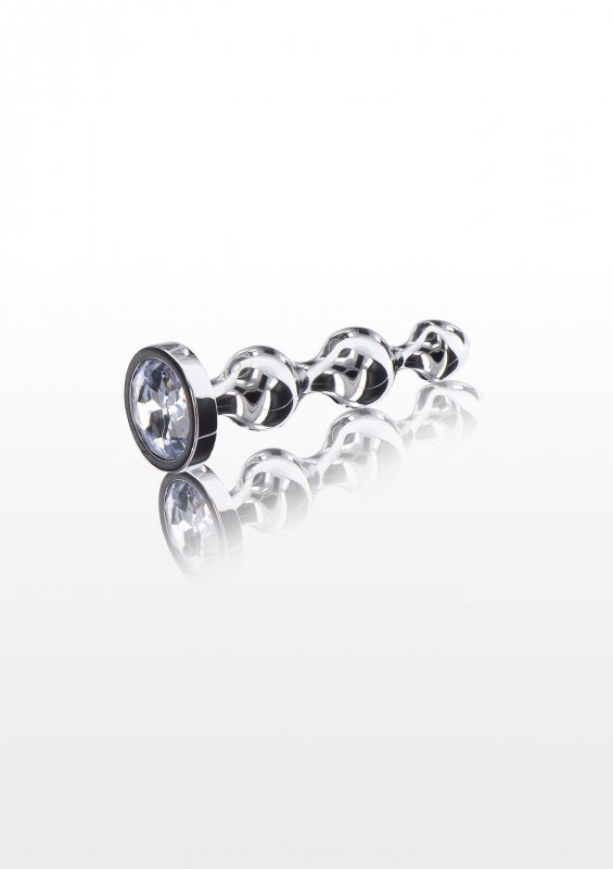 Diamond Star Beads Small Silver