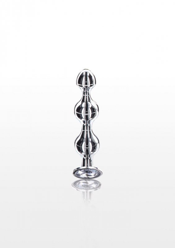 Diamond Star Beads Small Silver