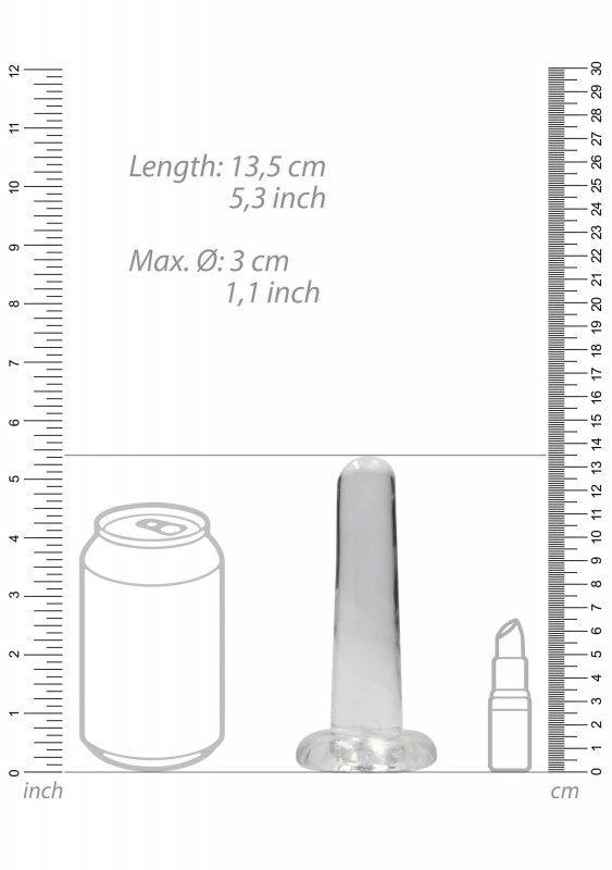 Non Realistic Dildo with Suction Cup - 5,3&quot;&quot;&quot;&quot;/ 13,5 cm