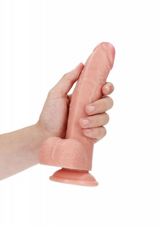 Curved Realistic Dildo  Balls  Suction Cup - 8&quot;&quot;&quot;&quot;/ 20,5 cm