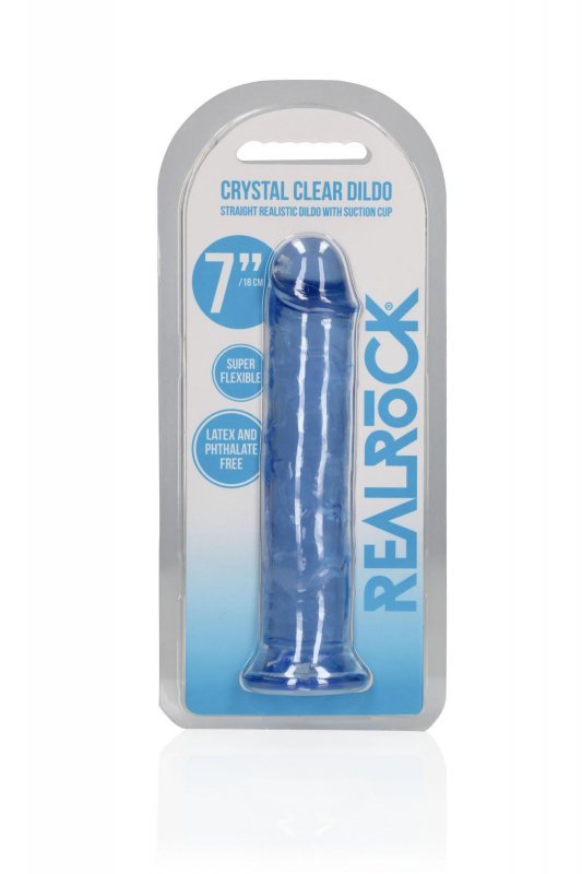 Straight Realistic Dildo with Suction Cup - 7&#039;&#039; / 18