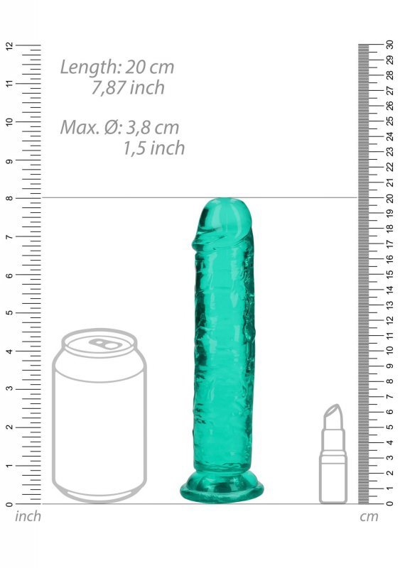 Straight Realistic Dildo with Suction Cup - 7&#039;&#039; / 18