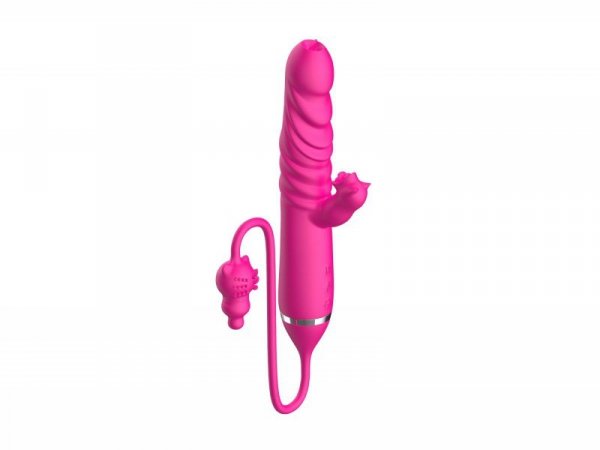 Tongue licking Triple Stimulation Thrusting Vibrator