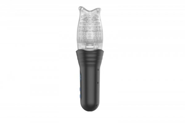 Rotating vibration and thrusting masturbator