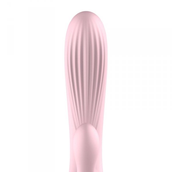 Wibrator- B -  Series, Silicone Vibrator Pink USB 10 Function / Heating