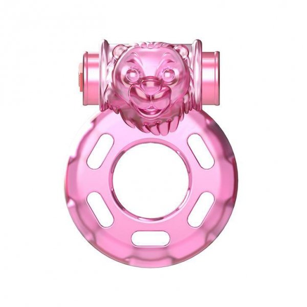 BAILE - Vibrating Cock Ring Bear Pink