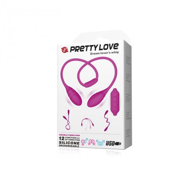 PRETTY LOVE -Dream lover&#039;s whip, 12 vibration functions Bendable