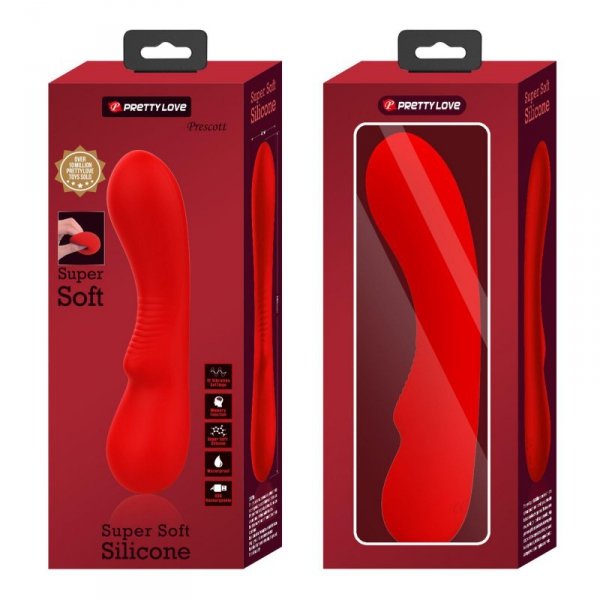 PRETTY LOVE - Matt  Red 12 vibration functions Memory function