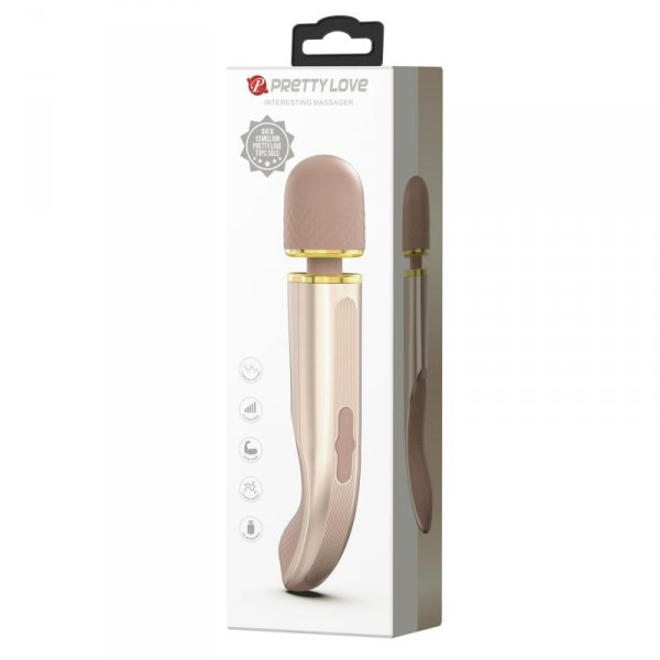 PRETTY LOVE - Interesting Massager Gold 5 levels of speed control 7 vibration functions