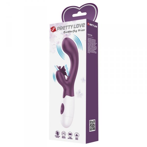 PRETTY LOVE - Butterfly Kiss purple, 30 vibration functions