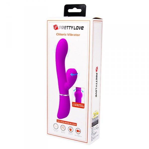 PRETTY LOVE - Clitoris Vibrator, 12 vibration functions Memory function 4 licking settings