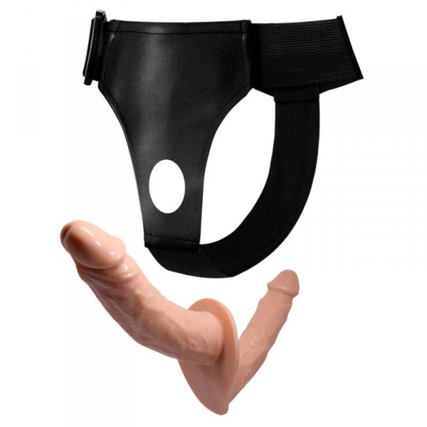 BAILE -STRAP ON DOUBLE DILDOS, 7.1&#039;&#039;+5.9&#039;&#039;