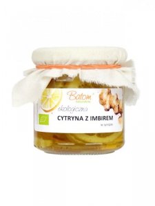CYTRYNA Z IMBIREM W SYROPIE BIO 220 g - BATOM