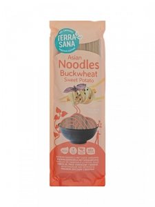 MAKARON (GRYCZANY Z BATATAMI) NOODLE SPAGHETTI BEZGLUTENOWY BIO 250 g - TERRASANA
