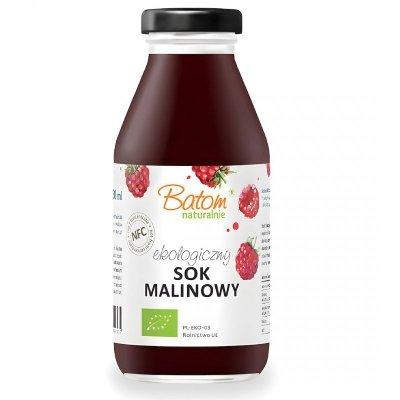 SOK MALINOWY NFC BIO 330 ml - BATOM
