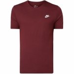 T-shirt koszulka Nike sportowa małe logo męska bordowa