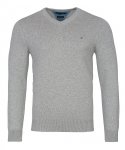 Sweter męski Tommy Hilfiger szary bawełniany