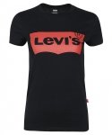T-shirt damski koszulka Levi's Levis czarny bawełniana małe logo