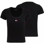 T-shirt Tommy Jeans koszulka bluzka damska czarna