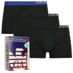 Bokserki Emporio Armani czarne majtki męskie 3 pary 