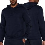 Bluza Emporio Armani EA7 męska granatowa z kapturem bawełniana