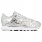 Buty damskie Reebok sportowe srebrne sneakersy