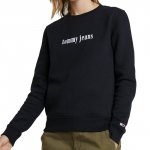Bluza Tommy Jeans damska duże logo czarna 