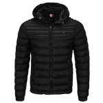 Kurtka męska Tommy Hilfiger jesień przejściowa czarna z kapturem