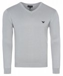 Sweter męski Emporio Armani bawełniany szary