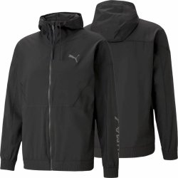 Puma Fit Woven Jacket kurtka deszczówka wiatrówka męska czarna 