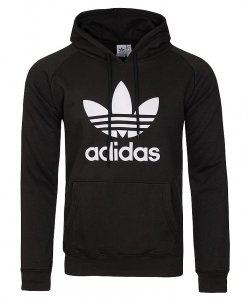 Adidas Originals bluza kangurka z kapturem czarna męska