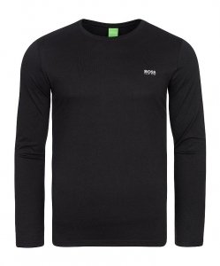Hugo Boss longsleeve koszulka na długi rękaw męska czarna