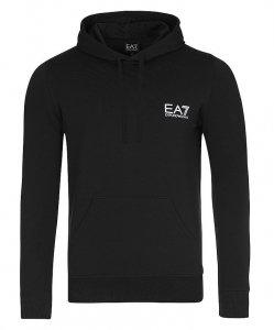 Bluza Emporio Armani EA7 męska czarna z kapturem