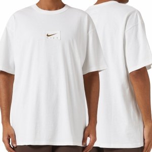 T-shirt koszulka męska Nike swobodny luźny fason logo biała