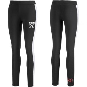 Legginsy Puma Hello Kitty damskie bawełniane czarne