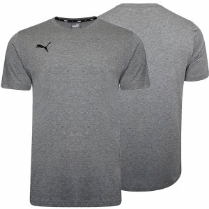 Puma t-shirt szara koszulka męska na krótki rękaw logo na piersi