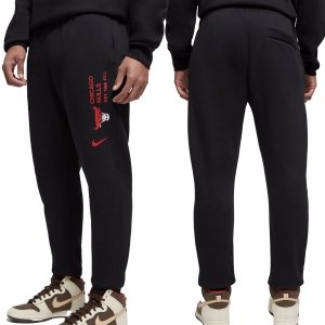 Nike Chicago Bulls dresowe spodnie sportowe męskie czarne