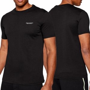 T-shirt Armani Exchange koszulka męska na krótki rękaw czarna