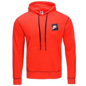Bluza Nike Just Do It męska kangurka czerwona z kapturem