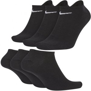 Nike skarpety 3 pary krótkie stopki czarne