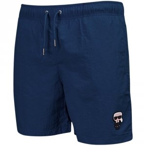 Spodenki Karl Lagerfeld szorty męskie granatowe małe logo
