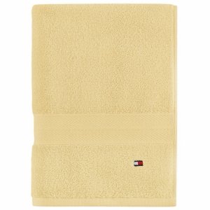 Ręcznik żółty Tommy Hilfiger bawełniany