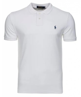 Polówka polo Ralph Lauren męska biała bawełniana