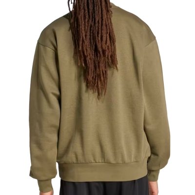 Bluza treningowa męska Adidas do ćwiczeń sportowa zielona duże logo